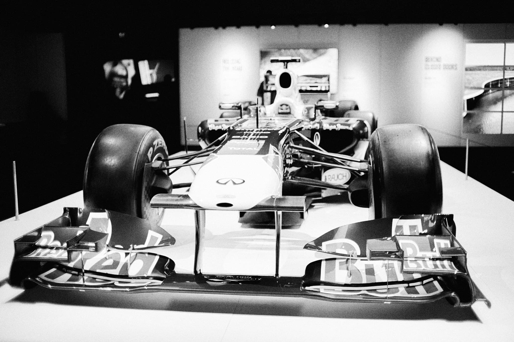 F1 exhibition atmosphere